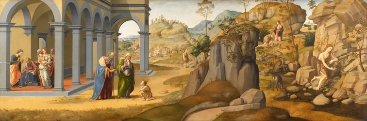 Szenen aus dem Leben des heiligen Johannes des Täufers